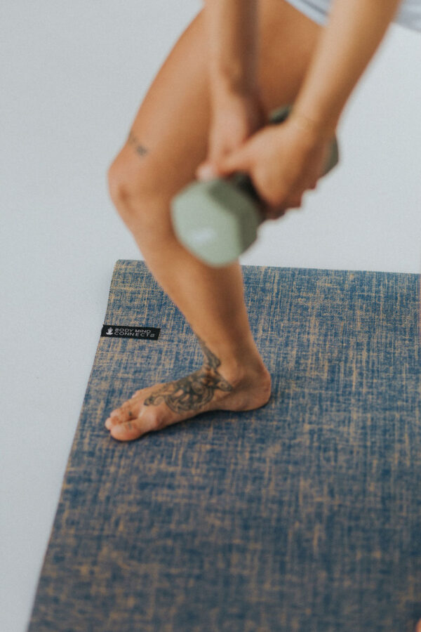 Eco-Friendly Yoga Mat Ocean Blue - Image 2